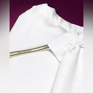 TORY BURCH White Canvas Drawstring Dust Bag | Large Storage Pouch | Lux